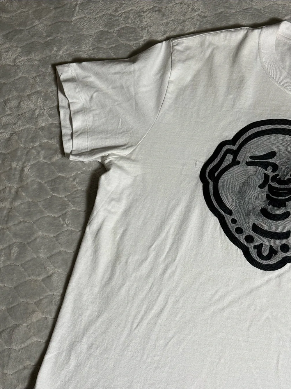 True Religion Big Buddha Graphic Tee White XL Streetwear Y2K